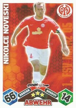 Cromo Nikolce Noveski - German Football Bundesliga 2010-2011. Match Attax n. 184 - Topps