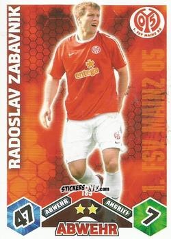 Figurina Radoslav Zabavnik - German Football Bundesliga 2010-2011. Match Attax n. 185 - Topps