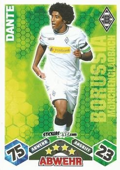 Sticker Dante - German Football Bundesliga 2010-2011. Match Attax n. 203 - Topps