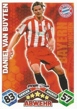 Figurina Daniel van Buyten - German Football Bundesliga 2010-2011. Match Attax n. 218 - Topps