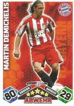 Figurina Martin Demichelis - German Football Bundesliga 2010-2011. Match Attax n. 220 - Topps