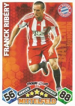 Cromo Franck Ribéry - German Football Bundesliga 2010-2011. Match Attax n. 228 - Topps