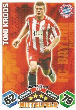 Sticker Toni Kroos - German Football Bundesliga 2010-2011. Match Attax n. 229 - Topps