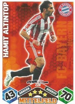 Figurina Hamit Altintop - German Football Bundesliga 2010-2011. Match Attax n. 230 - Topps