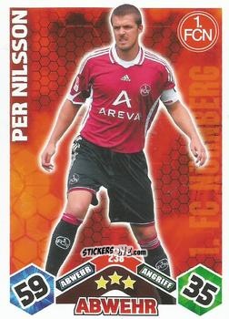 Sticker Per Nilsson - German Football Bundesliga 2010-2011. Match Attax n. 238 - Topps