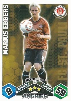 Figurina Marius Ebbers - German Football Bundesliga 2010-2011. Match Attax n. 267 - Topps