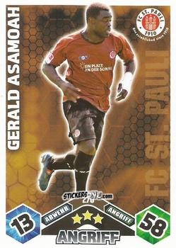 Sticker Gerald Asamoah - German Football Bundesliga 2010-2011. Match Attax n. 270 - Topps