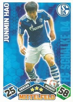 Figurina Junmin Hao - German Football Bundesliga 2010-2011. Match Attax n. 280 - Topps