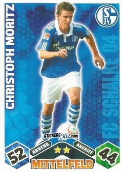 Cromo Christoph Moritz - German Football Bundesliga 2010-2011. Match Attax n. 283 - Topps