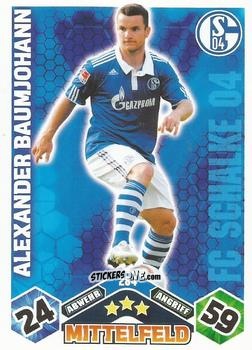 Sticker Alexander Baumjohann - German Football Bundesliga 2010-2011. Match Attax n. 284 - Topps