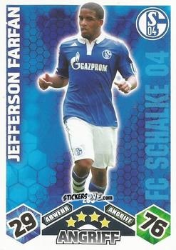 Sticker Jefferson Farfan - German Football Bundesliga 2010-2011. Match Attax n. 286 - Topps