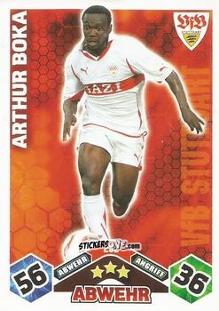 Figurina Arthur Boka - German Football Bundesliga 2010-2011. Match Attax n. 292 - Topps