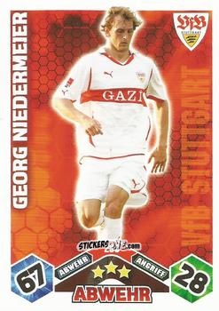Cromo Georg Niedermeier - German Football Bundesliga 2010-2011. Match Attax n. 296 - Topps