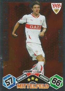 Cromo Christian Gentner - German Football Bundesliga 2010-2011. Match Attax n. 298 - Topps