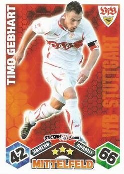 Cromo Timo Gebhart - German Football Bundesliga 2010-2011. Match Attax n. 301 - Topps