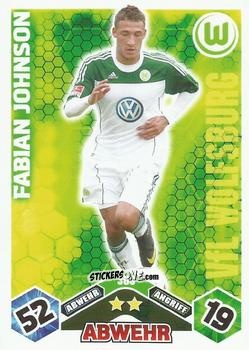 Figurina Fabian Johnson - German Football Bundesliga 2010-2011. Match Attax n. 309 - Topps