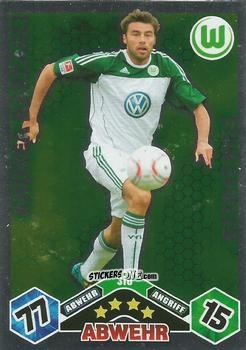 Cromo Andrea Barzagli - German Football Bundesliga 2010-2011. Match Attax n. 310 - Topps