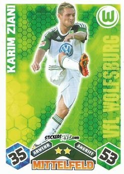 Cromo Karim Ziani - German Football Bundesliga 2010-2011. Match Attax n. 317 - Topps