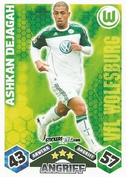 Sticker Ashkan Dejagah - German Football Bundesliga 2010-2011. Match Attax n. 322 - Topps