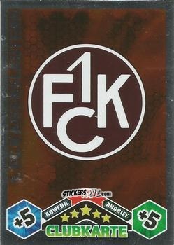 Figurina 1.FC Kaiserslautern - German Football Bundesliga 2010-2011. Match Attax n. 332 - Topps