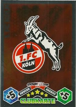Sticker 1.FC Koln - German Football Bundesliga 2010-2011. Match Attax n. 333 - Topps