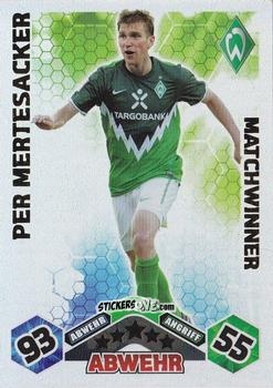Figurina Per Mertesacker - German Football Bundesliga 2010-2011. Match Attax n. 343 - Topps