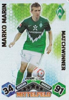 Figurina Marko Marin - German Football Bundesliga 2010-2011. Match Attax n. 344 - Topps