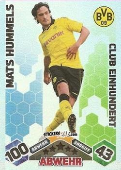 Figurina Mats Hummels - German Football Bundesliga 2010-2011. Match Attax n. 346 - Topps