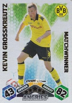 Sticker Kevin Grosskreutz - German Football Bundesliga 2010-2011. Match Attax n. 348 - Topps