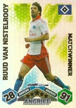 Cromo Ruud van Nistelrooy - German Football Bundesliga 2010-2011. Match Attax n. 357 - Topps