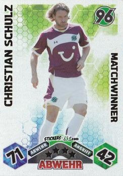 Figurina Christian Schulz - German Football Bundesliga 2010-2011. Match Attax n. 358 - Topps