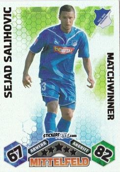 Sticker Sejad Salihovic - German Football Bundesliga 2010-2011. Match Attax n. 362 - Topps