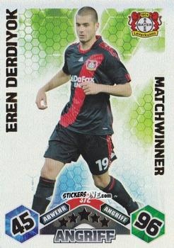 Figurina Eren Derdiyok - German Football Bundesliga 2010-2011. Match Attax n. 372 - Topps