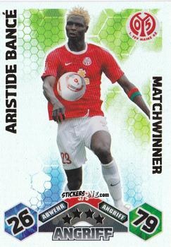 Figurina Aristide Bancé - German Football Bundesliga 2010-2011. Match Attax n. 375 - Topps