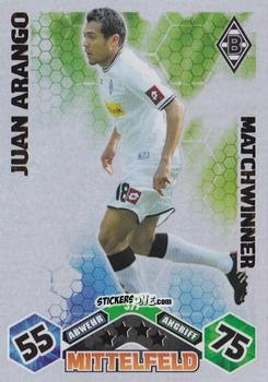 Figurina Juan Arango - German Football Bundesliga 2010-2011. Match Attax n. 377 - Topps