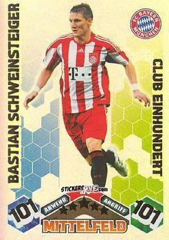 Cromo Bastian Schweinsteiger - German Football Bundesliga 2010-2011. Match Attax n. 379 - Topps