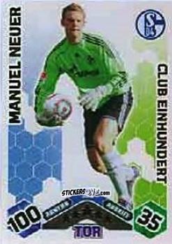 Cromo Manuel Neuer - German Football Bundesliga 2010-2011. Match Attax n. 388 - Topps