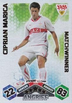 Cromo Ciprian Marica - German Football Bundesliga 2010-2011. Match Attax n. 393 - Topps