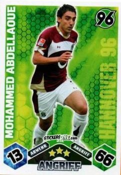 Figurina Mohammed Abdellaoue - German Football Bundesliga 2010-2011. Match Attax n. S12 - Topps