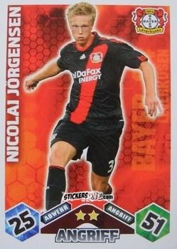 Cromo Nicolai Jorgensen - German Football Bundesliga 2010-2011. Match Attax n. S20 - Topps
