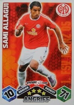 Cromo Sami Allagui - German Football Bundesliga 2010-2011. Match Attax n. S22 - Topps