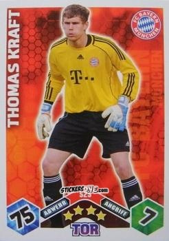 Sticker Thomas Kraft - German Football Bundesliga 2010-2011. Match Attax n. S25 - Topps