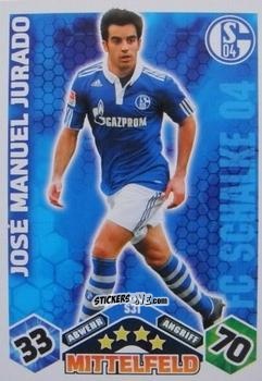 Sticker Jose Manuel Jurado - German Football Bundesliga 2010-2011. Match Attax n. S31 - Topps