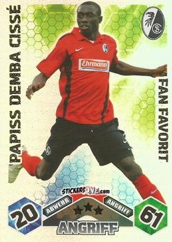 Cromo Papiss Demba Cisse - German Football Bundesliga 2010-2011. Match Attax n. S40 - Topps