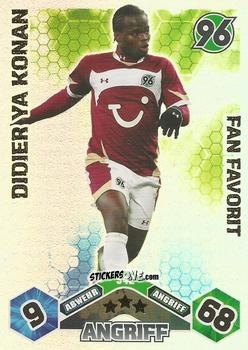 Figurina Didier Ya Konan - German Football Bundesliga 2010-2011. Match Attax n. S42 - Topps