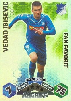 Cromo Vedad Ibisevic - German Football Bundesliga 2010-2011. Match Attax n. S43 - Topps