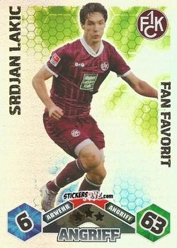 Sticker Srdjan Lakic - German Football Bundesliga 2010-2011. Match Attax n. S44 - Topps
