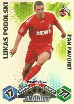 Figurina Lukas Podolski - German Football Bundesliga 2010-2011. Match Attax n. S45 - Topps