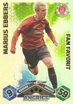 Figurina Marius Ebbers - German Football Bundesliga 2010-2011. Match Attax n. S51 - Topps