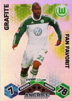 Cromo Grafite - German Football Bundesliga 2010-2011. Match Attax n. S54 - Topps